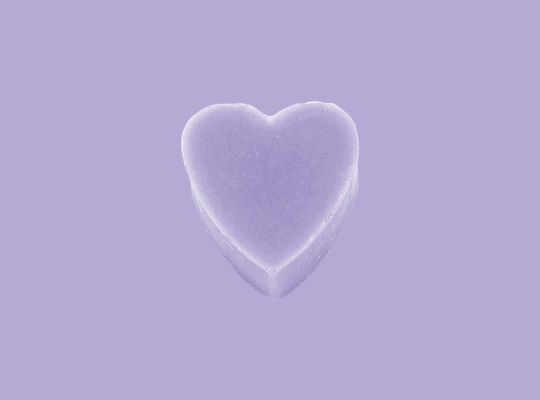 30g French Heart Soap - With Lavender Essential Oil