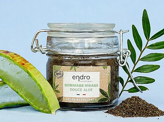 Endro Organic Face Scrub - Sweet Aloe Vera