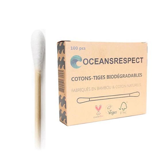 Natural Bamboo Cotton Buds - Biodegradable