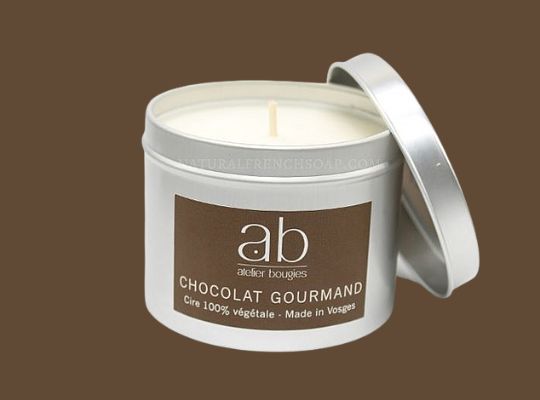 Chocolate Natural Candle In A Tin