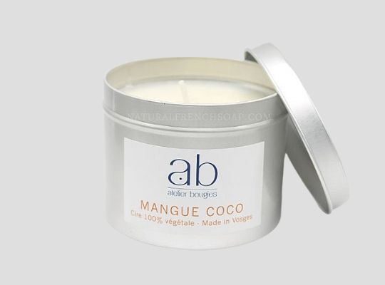 Mango & Coconut Natural Candle In A Tin
