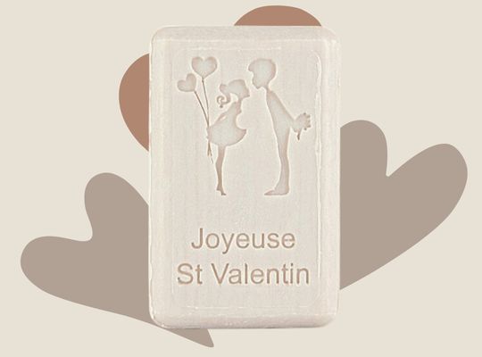St Valentine's Couple French Soap - Joyeuse St Valentin Savon