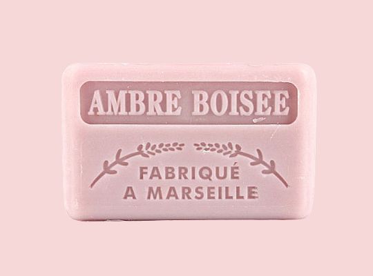 Woody Amber French Soap - Ambre Boisee Savon de Marseille