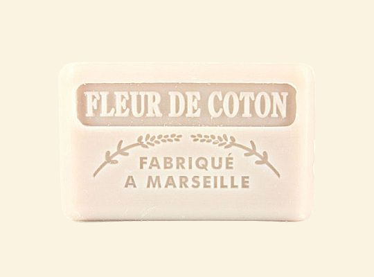 Cotton Flower French Soap - Fleur de Coton Savon de Marseille