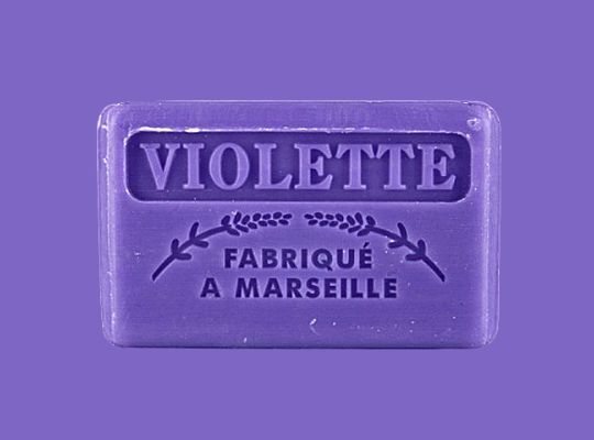 Violet French Soap - Violette Savonnette Marseillaise