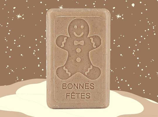 Gingerbread French Christmas Soap - Pain d'Epices Savon