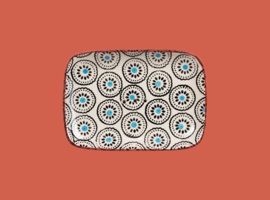 Ceramic Soap Dish - Ethno