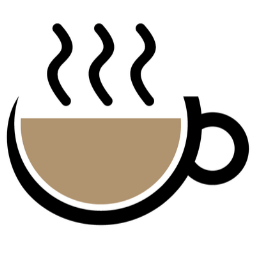 Steaming cup of tea icon